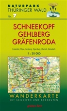 Lut Gebhardt, Lutz Gebhardt - Wanderkarte Schneekopf/Gehlberg und Gräfenroda