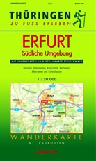 Lut Gebhardt, Lutz Gebhardt - Wanderkarte Erfurt, Südliche Umgebung