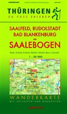 Lut Gebhardt, Lutz Gebhardt - Wanderkarte Saalfeld, Rudolstadt, Bad Blankenburg am Saalebogen