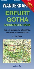 Lut Gebhardt, Lutz Gebhardt - Wanderkarte Erfurt-Gotha, Fahner Höhe