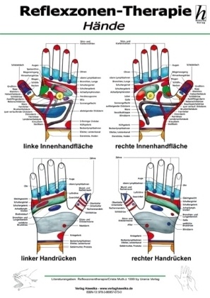 Reflexzonen-Therapie - Hände, Mini-Poster