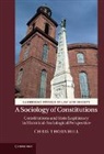 C. J. Thornhill, Chris Thornhill, Chris (University of Manchester) Thornhill, Thornhill Chris - Sociology of Constitutions