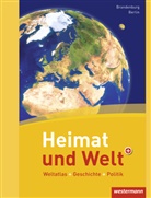Andy Marek, Johann Brandstetter - Heimat und Welt, Weltatlas (2011): Ausgabe Berlin / Brandenburg, m. Arbeitsheft