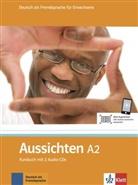 Sabin Jentges, Sabine Jentges, Sylvi Klötzer, Sylvia Klötzer, Ang Lundquist-Mog - Aussichten - A2: Aussichten A2: Kursbuch mit 2 Audio-CDs