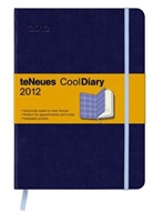 Cool Diary, Wochenkalender groß, Dark Blue/Squares Blue 2012
