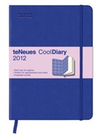 Cool Diary, Tageskalender Royal Blue/Squares Blue, mittel 2012