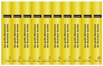 (Duden) Das große Wörterbuch der deutschen Sprache, 10 Bde., Studienausg.