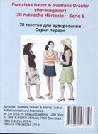 Franziska Bauer, Svetlana Draxler - 20 russische Hörtexte - Serie 1, Audio-CD (Livre audio)