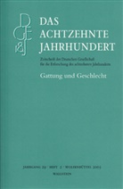 Deutsche Gesellschaft f. d. Erforschung d. achtzehnten Jahrhunderts, Anne Fleig, Helga Meise, Carsten Zelle - Das achtzehnte Jahrhundert - Jg.29/2: Gattung und Geschlecht