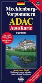 ADAC AutoKarte: ADAC AutoKarte Mecklenburg-Vorpommern