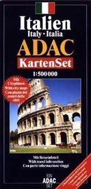 ADAC Karte: ADAC Karte Italien KartenSet, 2 Regionalkarten m. Ortsregister