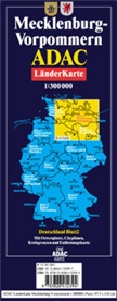 ADAC Karte, Plano: ADAC Karte Mecklenburg-Vorpommern, Planokarte