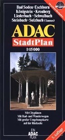 ADAC Stadtpläne: ADAC StadtPlan Bad Soden, Eschborn, Königstein, Kronberg, Liederbach, Schwalbach, Steinbach, Sulzbach (Taunus)