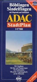 ADAC Stadtpläne: ADAC StadtPlan Böblingen, Sindelfingen mit Magstadt