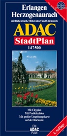 ADAC Stadtpläne: ADAC StadtPlan Erlangen, Herzogenaurach mit Bubenreuth, Möhrendorf und Uttenreuth