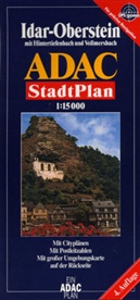 ADAC Stadtpläne: ADAC StadtPlan Idar-Oberstein mit Hintertiefenbach und Vollmersbach