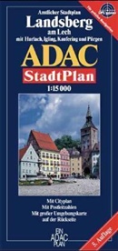 ADAC Stadtpläne: ADAC StadtPlan Landsberg am Lech mit Hurlach, Igling, Kaufering und Pürgen