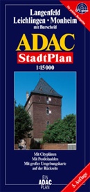 ADAC Stadtpläne: ADAC StadtPlan Langenfeld, Leichlingen, Monheim am Rhein