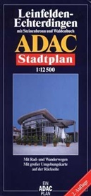 ADAC Stadtpläne: ADAC StadtPlan Leinfelden-Echterdingen mit Steinenbronn und Waldenbuch