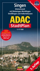 ADAC Stadtpläne: ADAC StadtPlan Singen (Hohentwiel) mit Rielasingen-Worblingen, Steißlingen und Volkertshausen