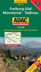 ADAC Wander&RadKarte - Bl.14: ADAC Wander&RadKarte Freiburg-Süd, Münstertal, Todtnau