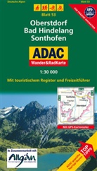 ADAC Wander&RadKarte - Bl.53: ADAC Wander&RadKarte Oberstdorf, Bad Hindelang, Sonthofen