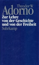 Theodor W Adorno, Theodor W. Adorno - Nachgelassene Schriften - 13: Zur Lehre von der Geschichte und von der Freiheit