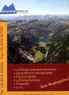Alpenwelt Luftbildpanorama & Wanderkarte: Alpenwelt Luftbildpanorama & Wanderkarte Bad Goisern - Gosau - Hallstatt - Obertraun