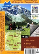 Alpenwelt Luftbildpanorama & Wanderkarte: Alpenwelt Luftbildpanorama & Wanderkarte Ferienregion Ortlergebiet. Regione Vacanze Gruppo Ortles