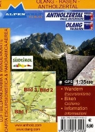 Alpenwelt Luftbildpanorama & Wanderkarte: Alpenwelt Luftbildpanorama & Wanderkarte Olang, Rasen, Antholzertal