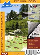 Alpenwelt Luftbildpanorama & Wanderkarte: Alpenwelt Luftbildpanorama & Wanderkarte Paznaun, Ischgl