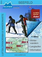 Alpenwelt Luftbildpanorama & Wanderkarte: Alpenwelt Luftbildpanorama & Wanderkarte Seefeld