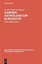 Anubio, Anubio Poeta Astrologus, Anubio Poeta Astrologus, Anubio Poeta Astrologus, Dir Obbink, Dirk Obbink - Carmen astrologicum elegiacum