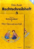 Rut Dolenc, Ruth Dolenc, Christe Fisgus, Christel Fisgus, Gertrud Kraft, Gertrud u a Kraft - Das Auer Sprachbuch, Ausgabe Bayern: Das Auer Rechtschreibheft, 3. Jahrgangsstufe, 2 Tle.