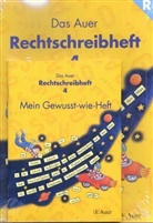 Rut Dolenc, Ruth Dolenc, Christe Fisgus, Christel Fisgus, Gertrud Kraft, Gertrud u a Kraft - Das Auer Sprachbuch, Ausgabe Bayern: Das Auer Rechtschreibheft, 4. Jahrgangsstufe, 2 Tle.