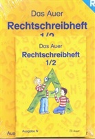 Ruth Dolenc, Christel Fisgus, Gertrud Kraft - Das Auer Sprachbuch, Ausgabe N für Nordrhein-Westfalen: Das Auer Rechtschreibheft (für Rechtshänder), 1./2. Jahrgangsstufe, 2 Tle.