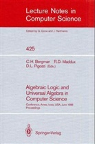 Algebraic Logic and Universal Algebra in Computer Science