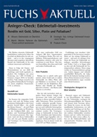 Redaktion Fuchsbriefe - Anleger-Check Edelmetall-Investments
