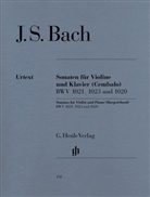 Johann S. Bach, Johann Sebastian Bach, Hans Eppstein - Johann Sebastian Bach - Violinsonaten BWV 1020, 1021, 1023