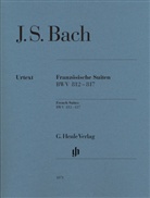 Johann S. Bach, Johann Sebastian Bach, Rudolf Steglich - Französische Suiten BWV 812-817, für Klavier