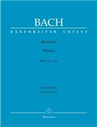 Johann S. Bach, Johann Sebastian Bach - Motetten BWV 225-230, Partitur
