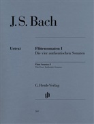 Johann S. Bach, Johann Sebastian Bach, Hans Eppstein - Sonaten für Flöte und Klavier (Cembalo) - 1: Johann Sebastian Bach - Flötensonaten, Band I (Die vier authentischen Sonaten)