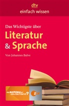 Johannes Balve, Olaf Benzinger - Das Wichtigste über Literatur & Sprache