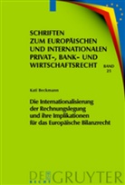 Kati Beckmann - Die Internationalisierung der Rechnungslegung und ihre Implikationen für das Europäische Bilanzrecht