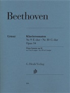 Ludwig van Beethoven, Norbert Gertsch, Murray Perahia - Ludwig van Beethoven - Klaviersonaten Nr. 9 und Nr. 10 E-dur und G-dur op. 14 Nr. 1 und Nr. 2