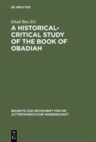 Ehud Ben Zvi, Ehud BenZivi - A Historical-Critical Study of the Book of Obadiah
