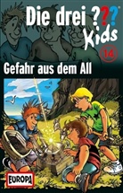 Ulf Blanck - Die drei Fragezeichen-Kids, Cassetten - Bd.14: Die drei Fragezeichen-Kids - Gefahr aus dem All, 1 Cassette