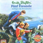 Enid Blyton, Oliver Mink, Oliver Rohrbeck - Fünf Freunde, Audio-CDs - Bd.7: Fünf Freunde verfolgen die Strandräuber, 1 Audio-CD (Audio book)