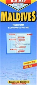 Borch / Berndtson Map: Maldives 1:300'000/1:900'000
