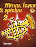 Tijmen Botma, Jaap Kastelein - Hören, lesen & spielen, Schule für Trompete in B, m. Audio-CD. Bd.2